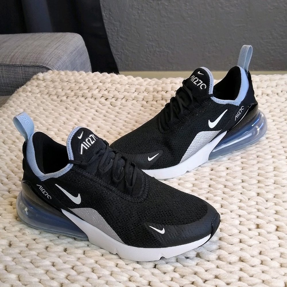 Nike Air Max 270 Black Aluminum Size 8 Like New!